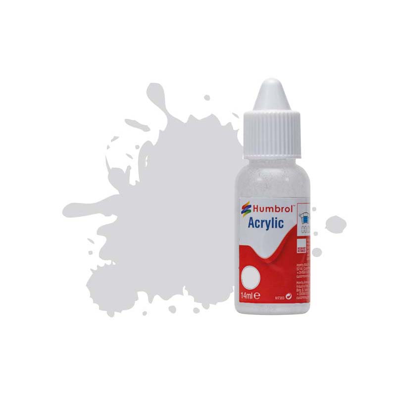 Humbrol Acrylic No 147 Light Grey Matt (14ml) DB0147