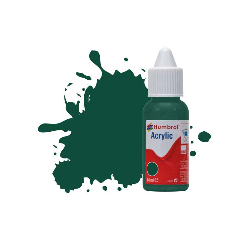 Humbrol Acrylic No 149 Dark Green Matt (14ml) DB0149