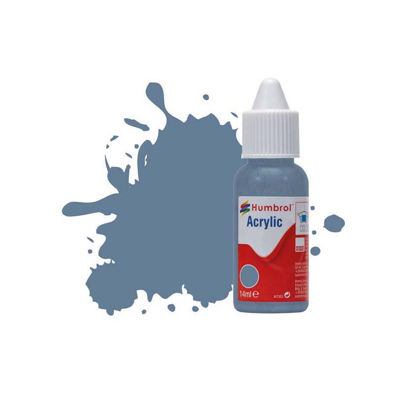 Humbrol Acrylic No.157 Azure Blue Matt (14ml) DB0157