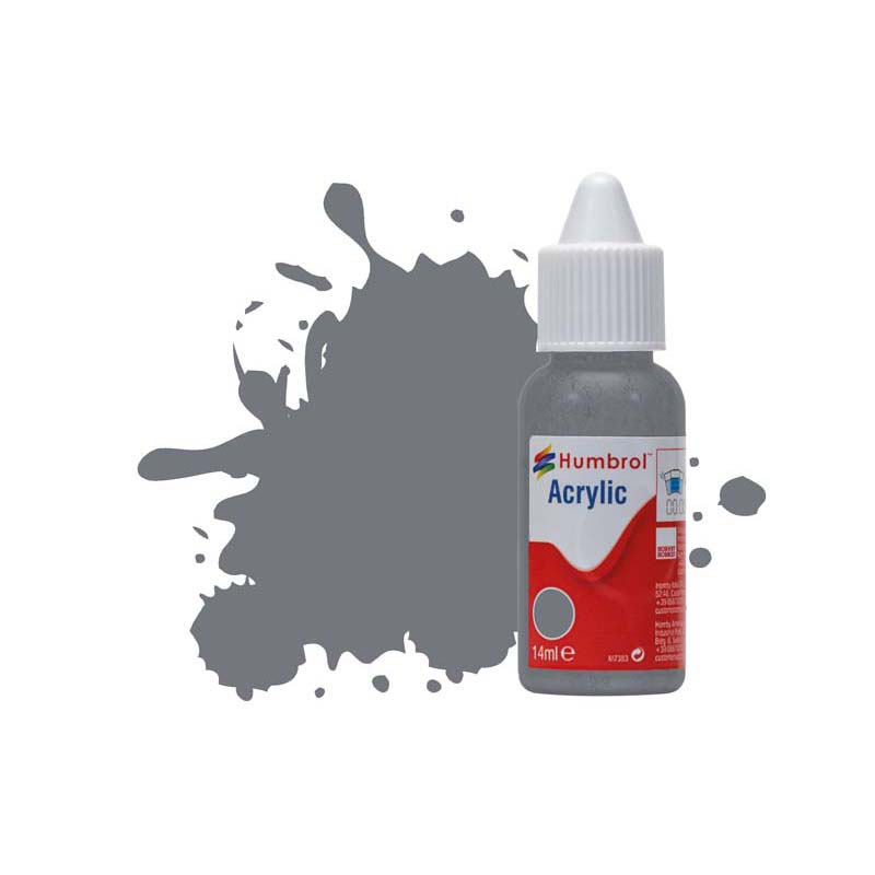 Humbrol Acrylic No.164 Dark Sea Grey Matt (14ml) DB0164