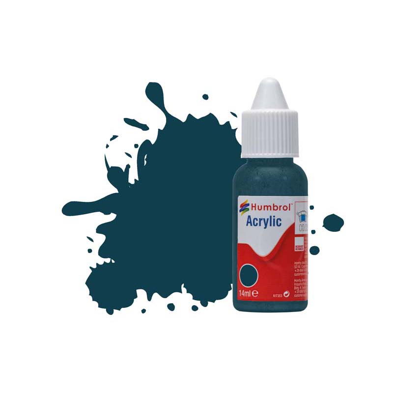 Humbrol Acrylic No.230 PRU Blue Matt (14ml) DB0230