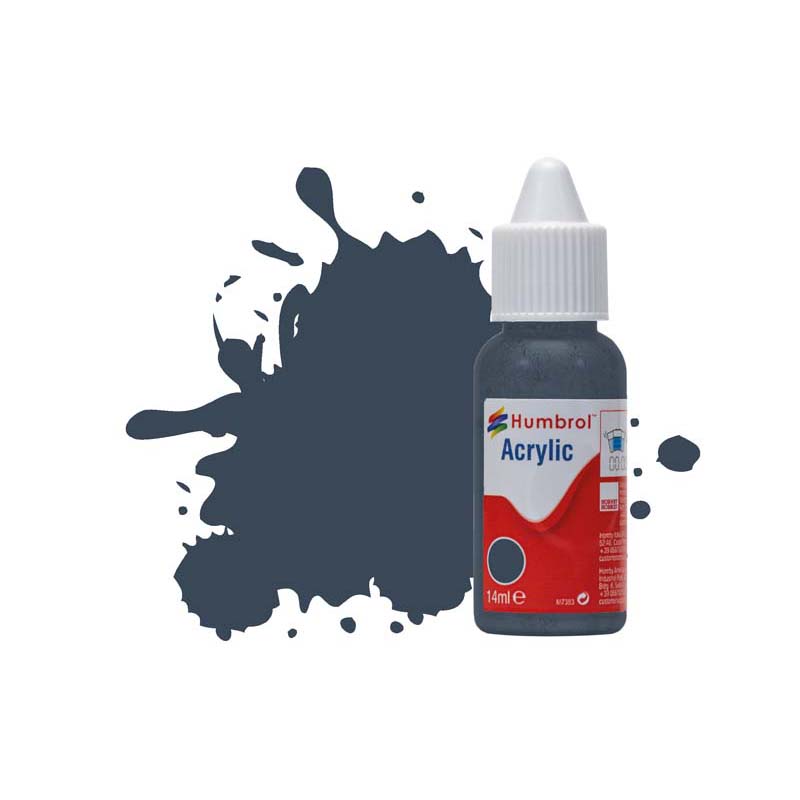 Humbrol Acrylic No.245 RLM 74 Graugrun Matt (14ml) DB0245