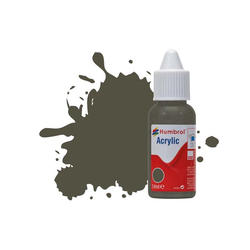 Humbrol Acrylic No.253 RLM 83 Dunkel-Grun Matt (14ml) DB0253