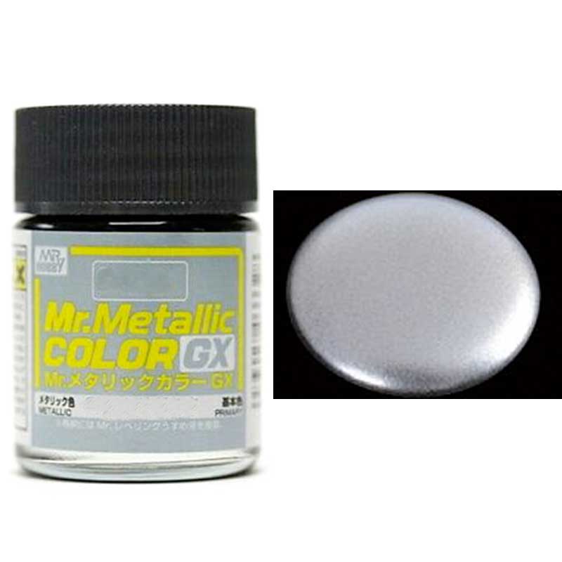 Mr Metallic - Rough Silver  Lacquer (18ml) GX-208