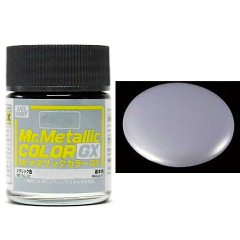 Mr Metallic - White Silver  Lacquer (18ml) GX-213