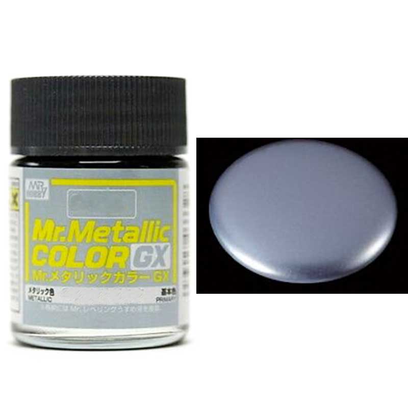 Mr Metallic - Ice Silver  Lacquer (18ml) GX-214