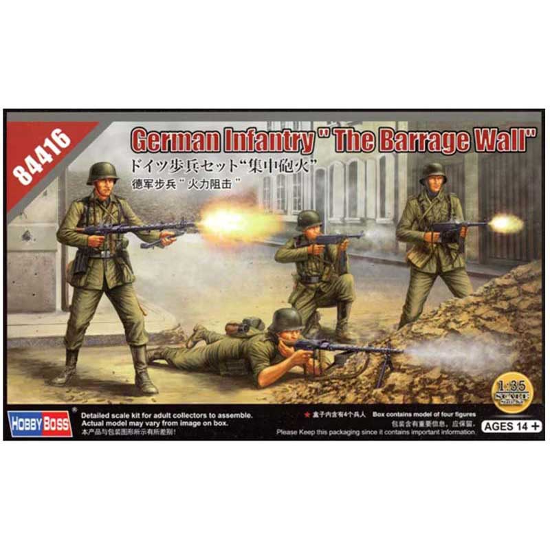 1/35 German Infantry " The Barrage Wall" 84416 Hobbyboss