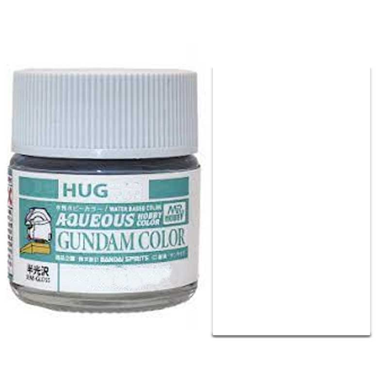 Mr Hobby Gundam White Aqueous Gundam Color (10ml) HUG-01