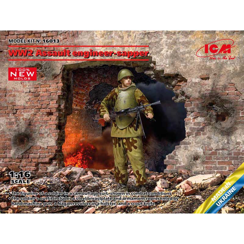 1/16 WW2 Soviet Assault Engineer-Sapper 16013 ICM