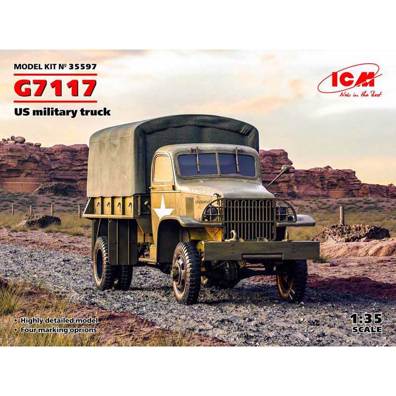 1/35 G7117, US Military Truck 35597 ICM