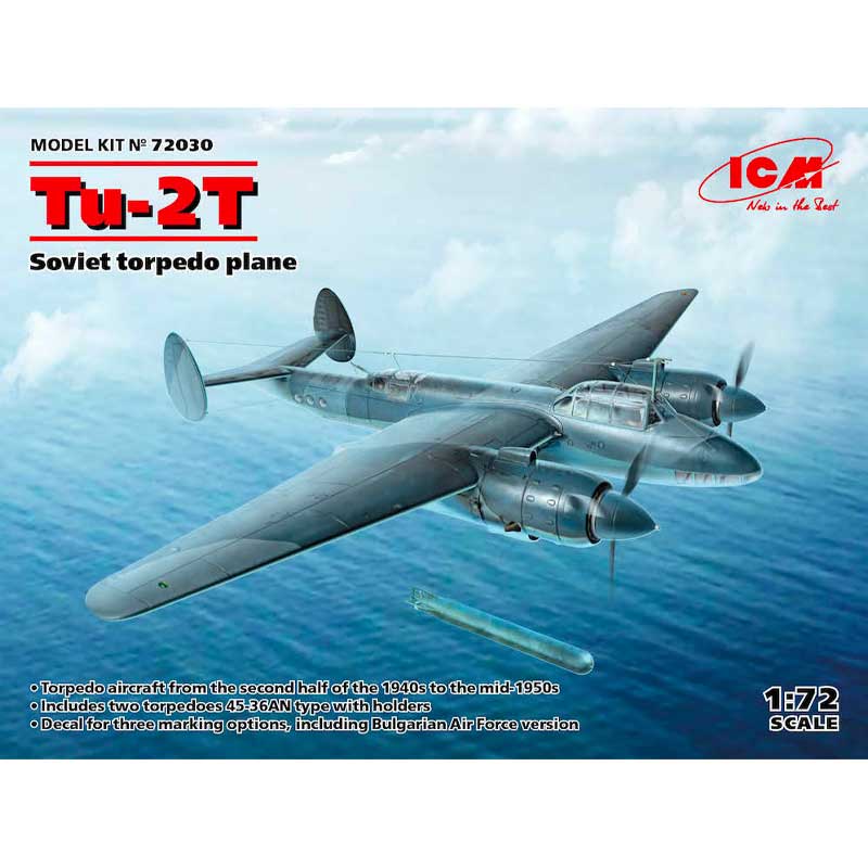 1/72 Tupolev Tu-2T Soviet Torpedo Plane 72030 ICM