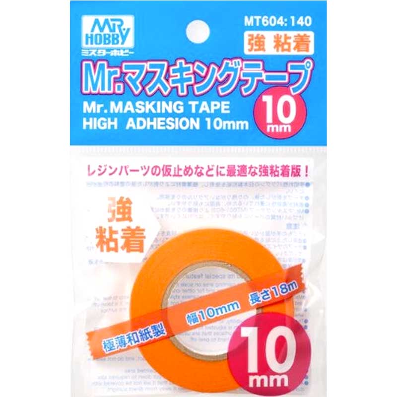 Mr Hobby - Mr Masking Tape High Adhesion - 10mm x 18m | MT--604