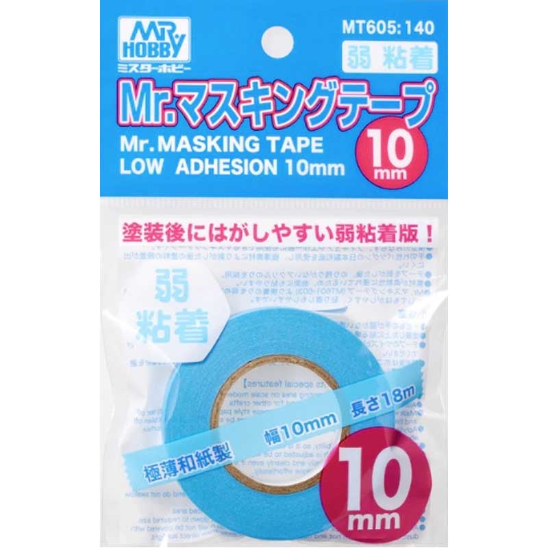 Mr Hobby - Mr Masking Tape Low Adhesion - 10mm x 18m | MT--605