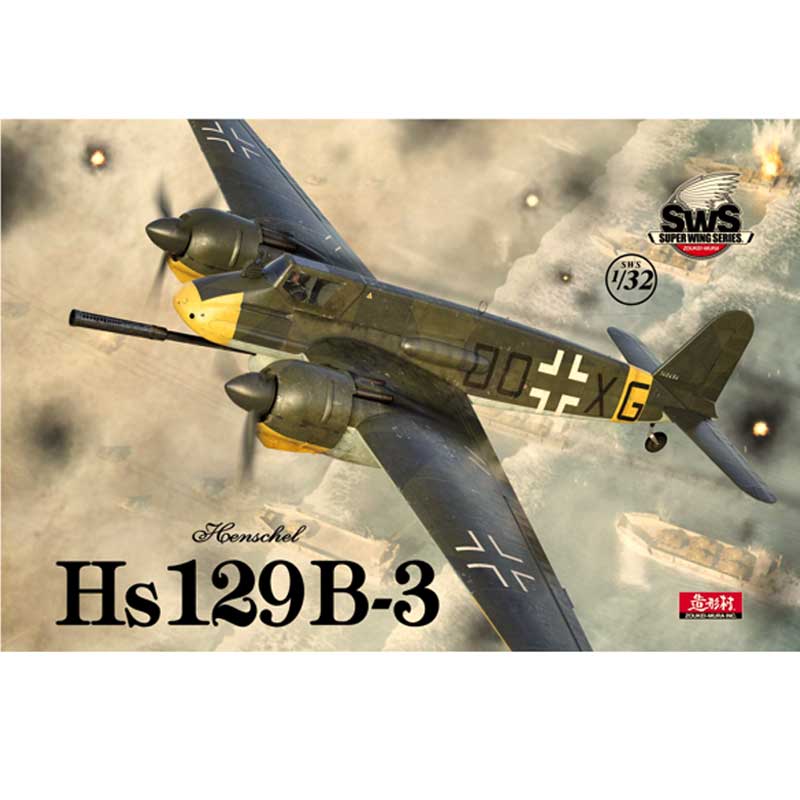 Zoukei-Mura Henschel Hs 129 B-3 (1/32) SWS19