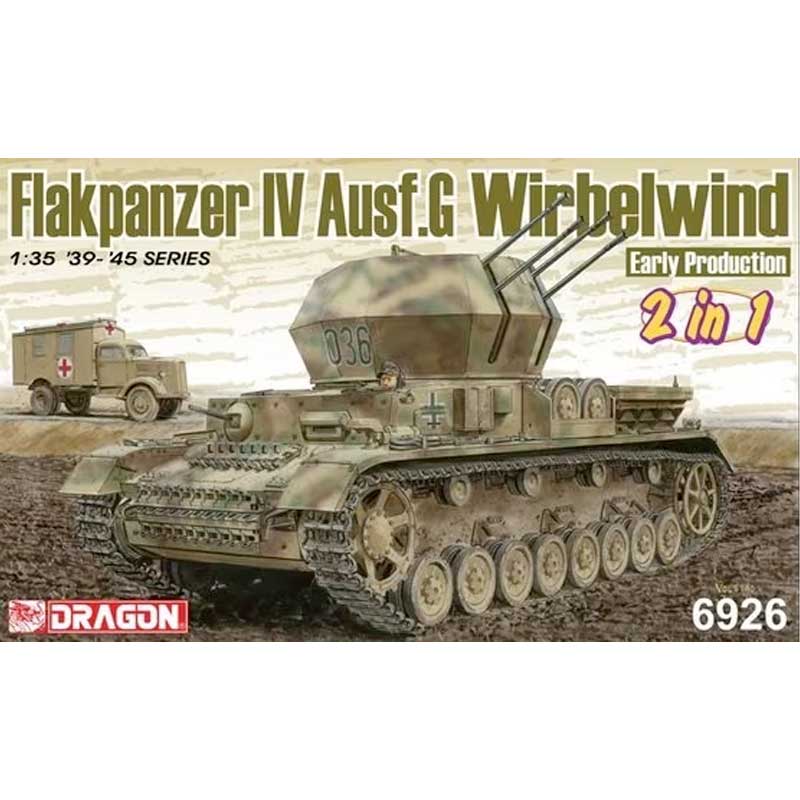 Dragon Flakpanzer IV Ausf.G Wirbelwind Early Production 2 in 1 (1/35) 6926