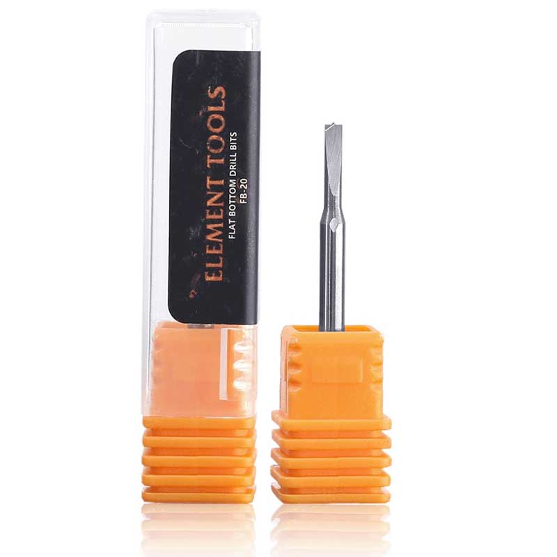 DSPIAE Precision Tungsten Flat Core Drill 2.0mm FB-20
