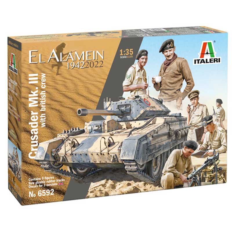 Italeri Crusader Mk. III with British Crew (1/35) 6592