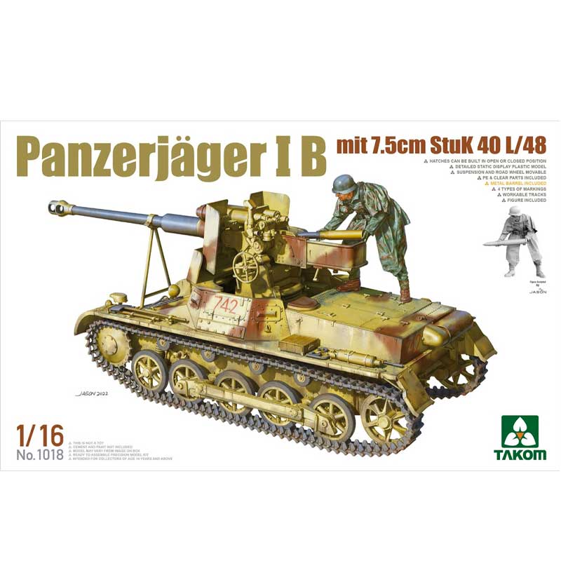 1/16 German Panzerjager IB w/ 7.5cm StuK 40 L/48 Takom 01018
