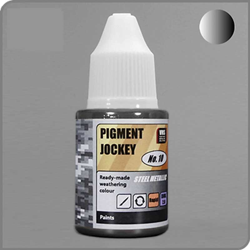 VMS Weathering Liquids - Pigment Jockey No. 10 Steel Metallic VMS.PJ10