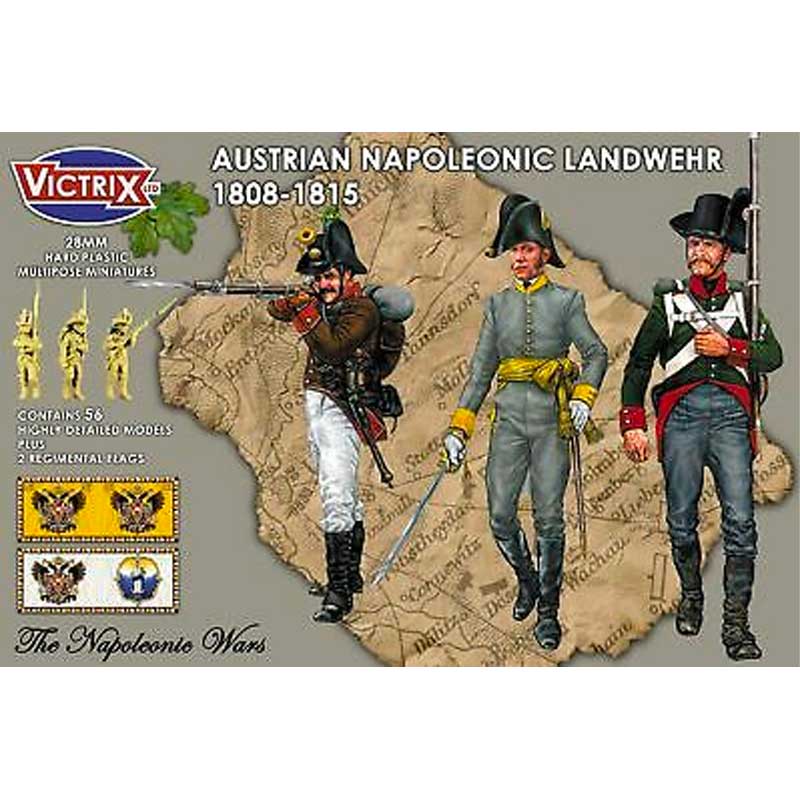 Victrix Austrian Napoleonic Landwehr 1808-15 (28mm) VX0015