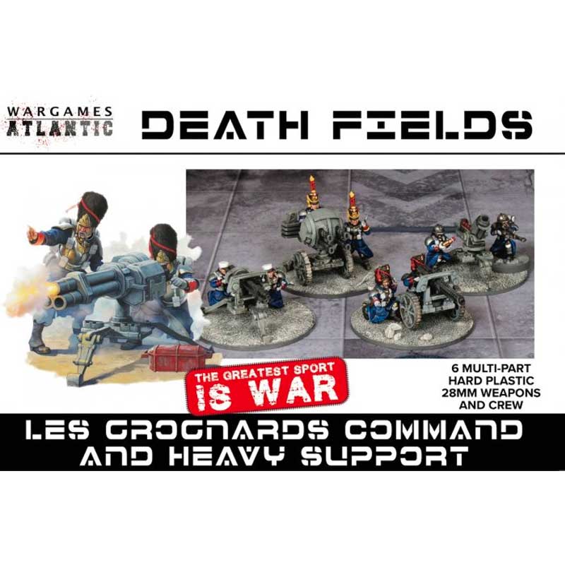 Wargames Atlantic Heavy Command & Support (28mm) |WAADF004