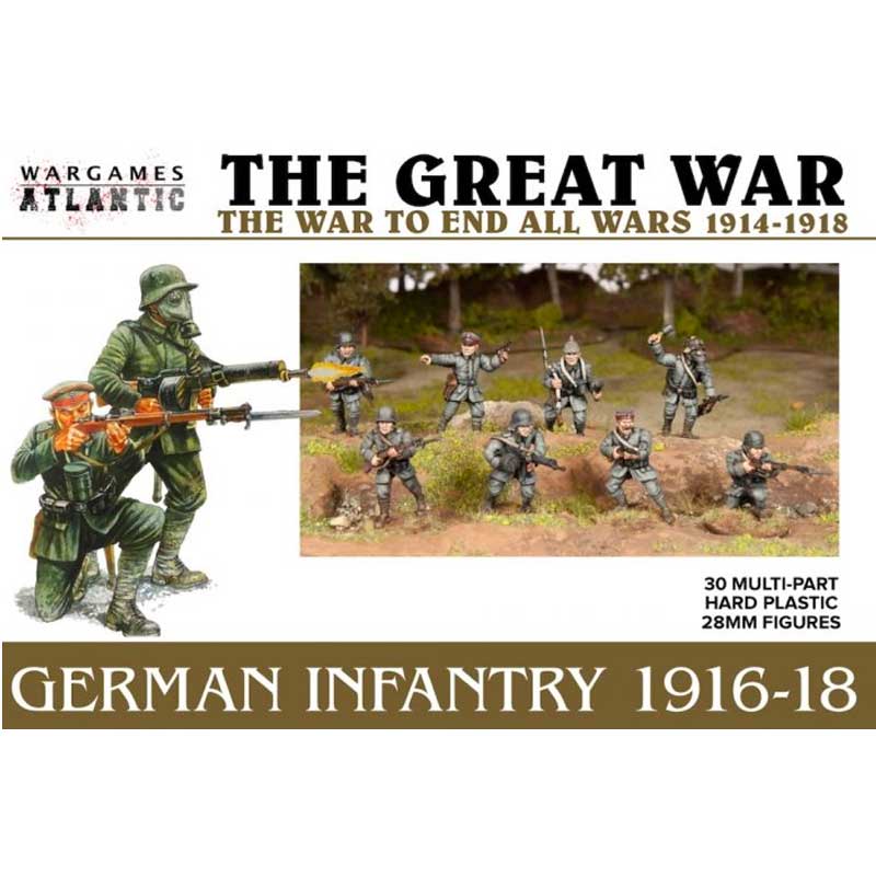 Wargames Atlantic German Infantry 1916-18 (28mm) |WAAGW001