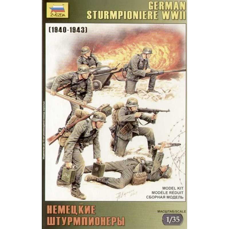 Zvezda German Sturmpioniere WWII 1940-43 (1/35) 3613