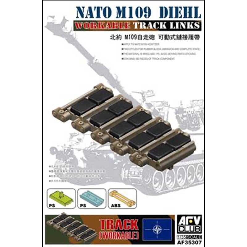AFV Club German Diehl Defence Workable Track Links for NATO M109 (1/35) AF35307