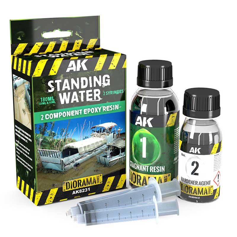 AK Interactive Resin Stagnant Water Components Epoxy Resin (180ml) AK-8231