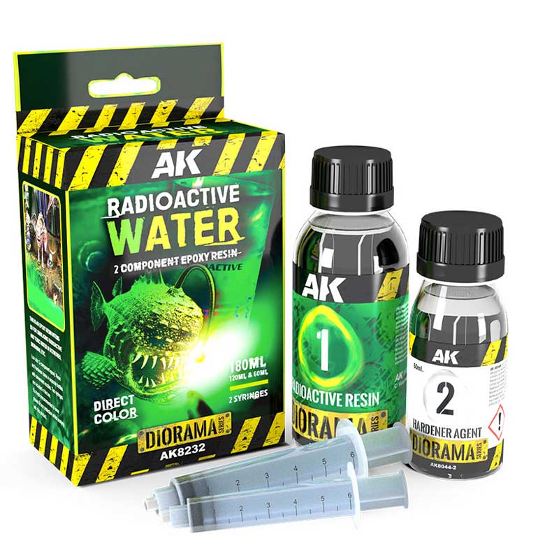 AK Interactive Resin Radioactive Water Components Epoxy Resin (180ml) AK-8232