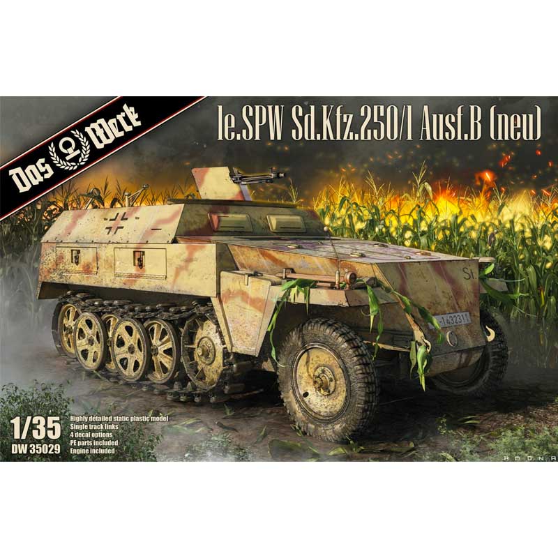 Das Werk German Half-track Sd.Kfz. 250/I Ausf.B (1/35) DW35029