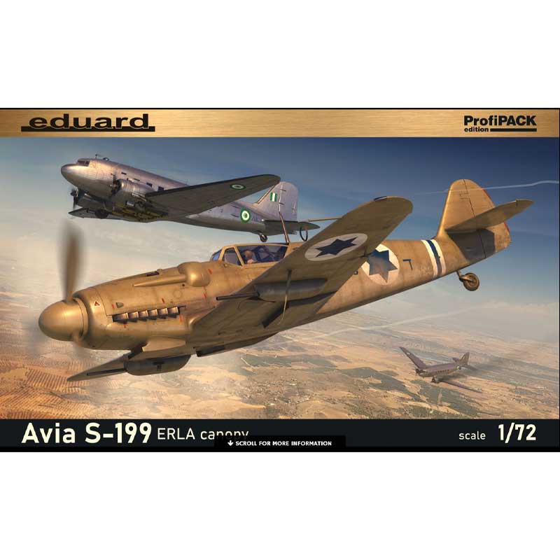 Eduard Avia S-199 ERLA Canopy Profipack (1/72) 70152