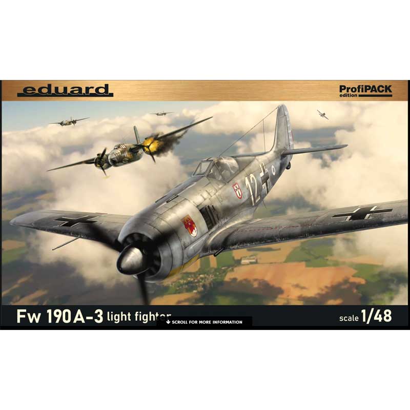 Eduard Fw 190A-3 light fighter Profipack (1/48) 82141