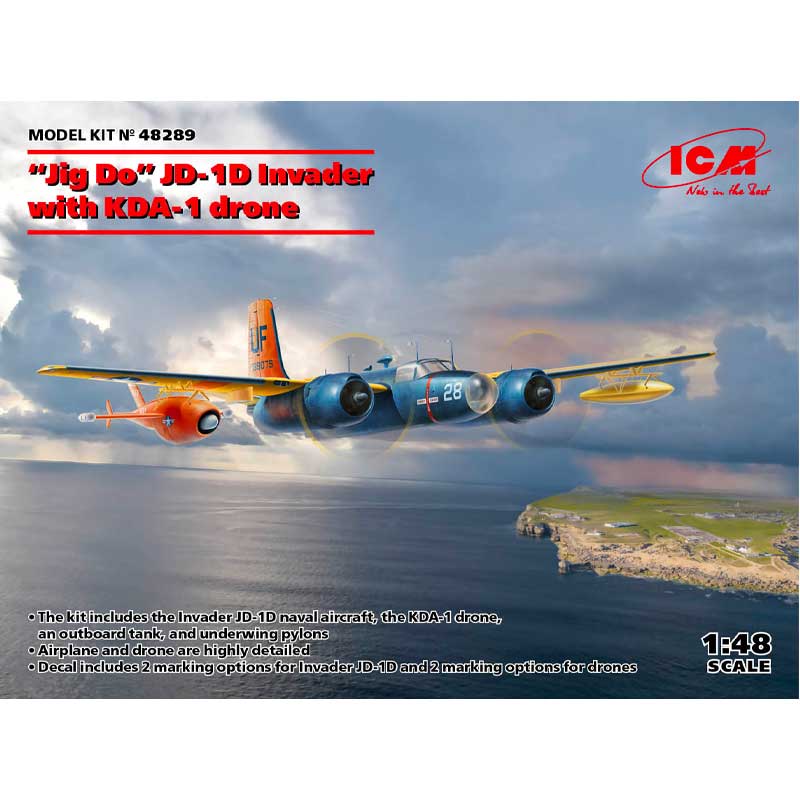 1/48 Douglas 'Jig Do' JD-1D Invader with KDA-1 Drone 48289 ICM