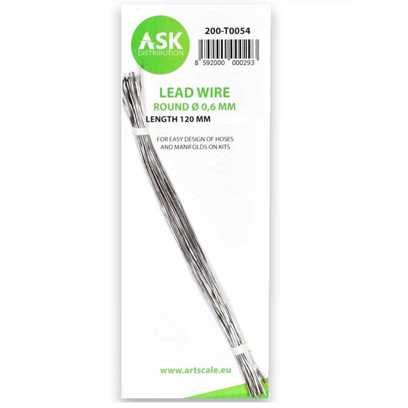 Lead Wire - Round 0,6mm x 120mm ASK 200-T0054