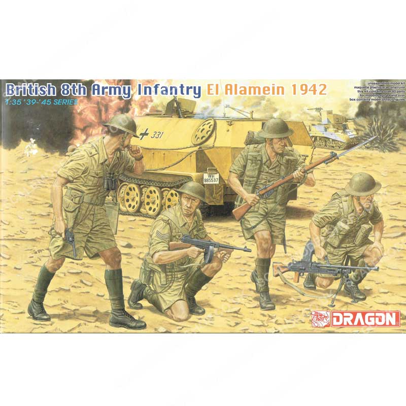 Dragon British 8th Army Infantry El Alam (1/35) 6390