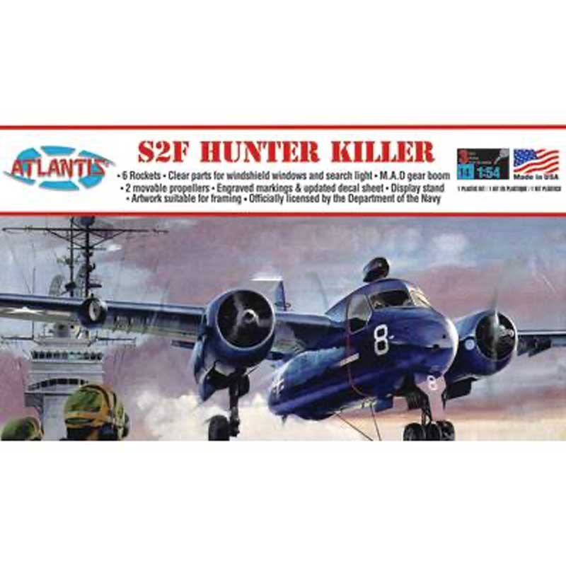 1/54 US Navy S2F Hunter Killer CA145 Atlantis Models