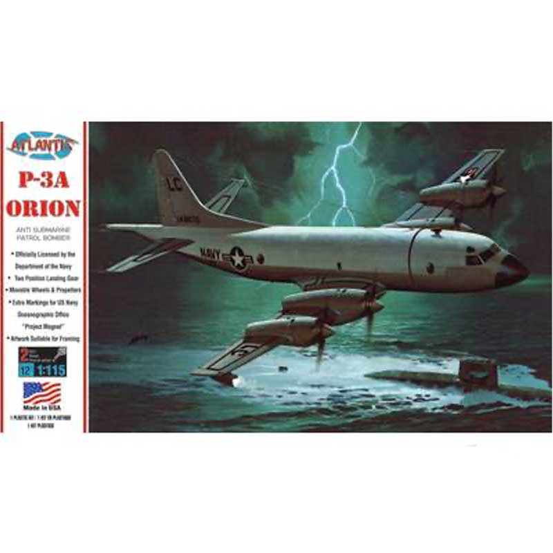 1/115 US Navy P3A Orion CH163 Atlantis Models