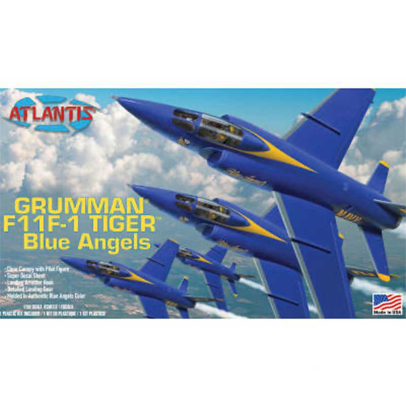1/54 US Navy Blue Angels F11F-1 Grumman Tiger CH169 Atlantis Models