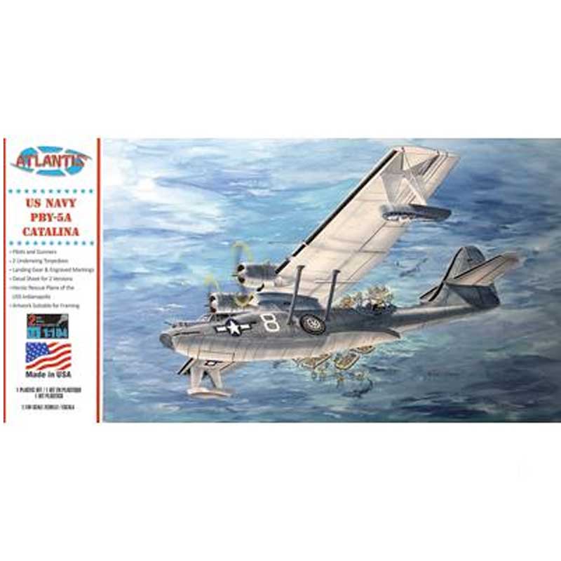 1/104 PBY-5A Catalina US NAVY Seaplane CM5301 Atlantis Models