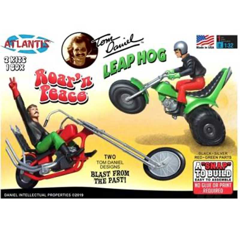 Roar'n Peace & Leap Hog Snaps 2 Pack Tom Daniel (4 colors) CM6600 Atlantis Models