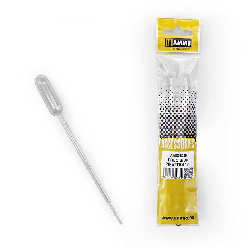 Small Pipettes 1mL (0.03 oz) – 4 pcs. A.MIG-8235 Ammo