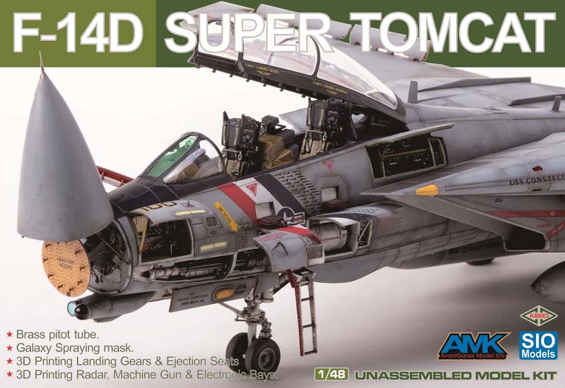 1/48 Super Tomcat F-14D (Super Detailed) AMK K48003