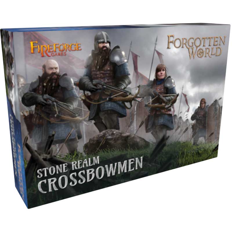 28mm Stone Realm Dwarf Crossbowmen FWSR03-BS Fireforge Games