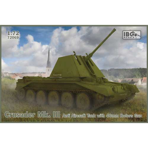 IBG Models Crusader Mk.III Anti Aircraft Tank with Bofors 40mm Gun (1/72) 72069