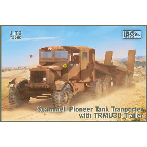 IBG Models Scammell Pioneer Tank Transporter with TRMU30 Trailer (1/72) 72080