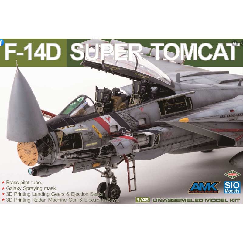 1/48 Super Tomcat F-14D (Super Detailed) AMK K48003