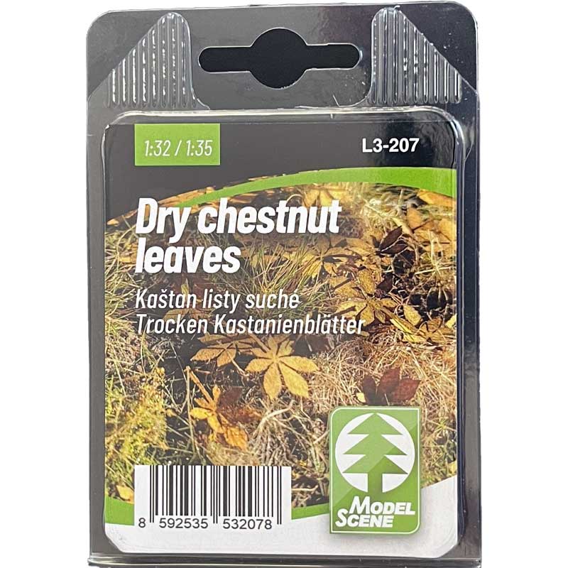 Chestnut - Dry Leaves L3-207 Model Scene