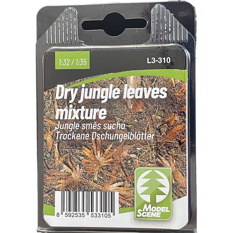 Dry Jungle Leaves Mixture L3-310 Model Scene
