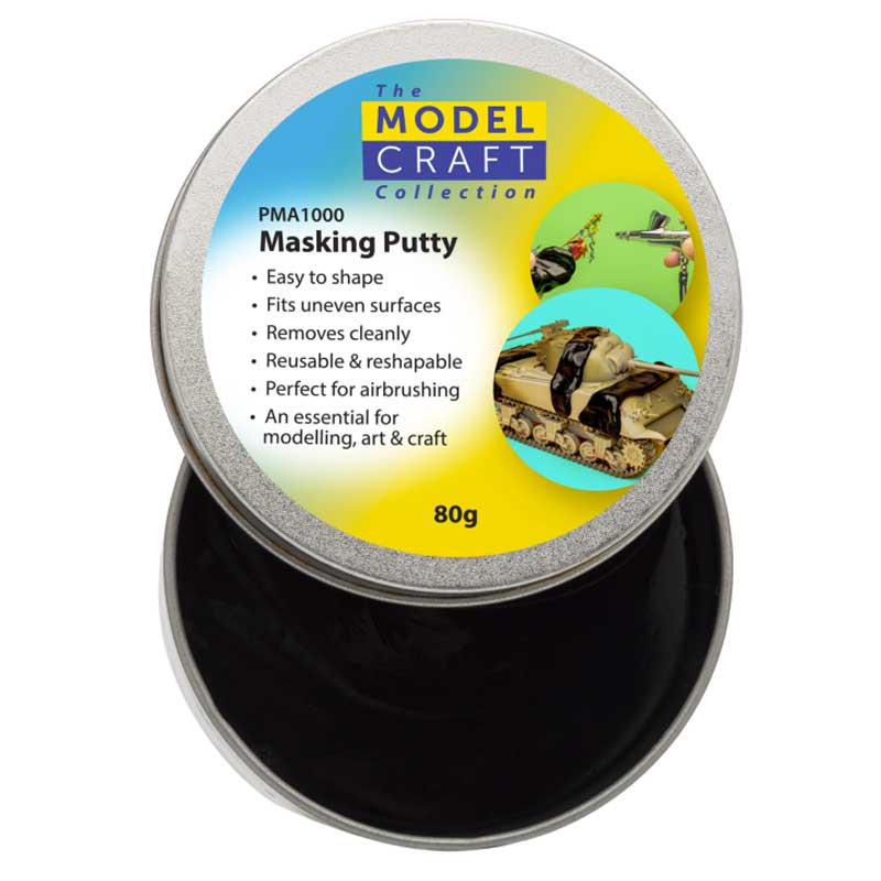80g Camouflage Masking Putty Modelcraft PMA1000